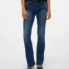 Jeans Vmflash a vita media e taglio svasato