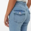 Jeans Vmflash a vita media e taglio svasato