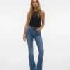 Jeans Vmflash a vita media e taglio svasato
