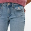 Jeans Vmflash a vita media e taglio svasato