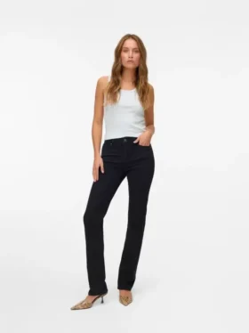 Jeans Vmflash a vita media e vestibilità dritta