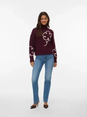 Jeans Vmflash a vita media e vestibilità dritta