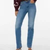 Jeans Vmflash a vita media e vestibilità dritta