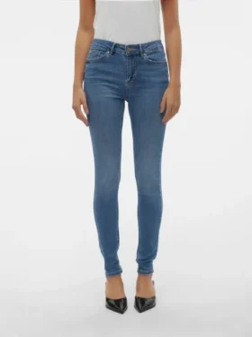Jeans Vmflash a vita media e vestibilità skinny
