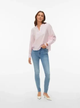 Jeans Vmflash a vita media e vestibilità skinny