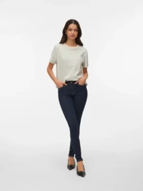 Jeans Vmflash a vita media e vestibilità skinny