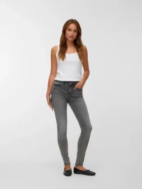 Jeans Vmflash a vita media e vestibilità skinny