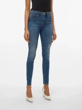 Jeans Vmflash a vita media e vestibilità skinny