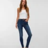 Jeans Vmflash a vita media e vestibilità skinny