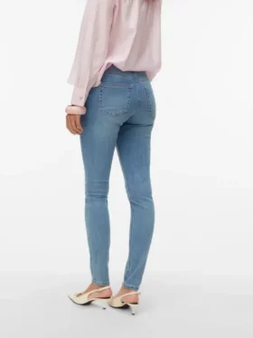 Jeans Vmflash a vita media e vestibilità skinny