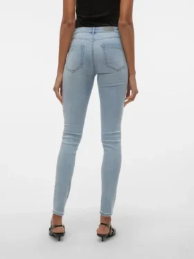 Jeans Vmflash a vita media e vestibilità skinny