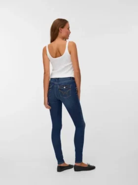 Jeans Vmflash a vita media e vestibilità skinny