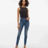 Jeans Vmflash a vita media e vestibilità skinny