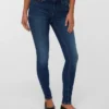 Jeans Vmflash a vita media e vestibilità skinny