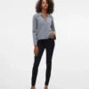 Jeans Vmflash a vita media e vestibilità skinny