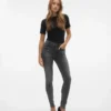 Jeans Vmflash a vita media e vestibilità skinny