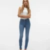 Jeans Vmflash a vita media e vestibilità skinny