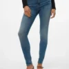 Jeans Vmflash a vita media e vestibilità skinny