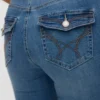 Jeans Vmflash a vita media e vestibilità skinny