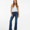 Jeans Vmjean a vita bassa e taglio svasato