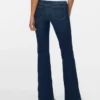 Jeans Vmjean a vita bassa e taglio svasato