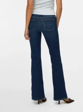Jeans Vmjean a vita bassa e taglio svasato
