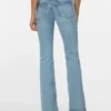 Jeans Vmjean a vita bassa e taglio svasato