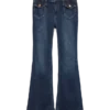 Jeans Vmjean a vita bassa e taglio svasato