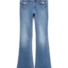 Jeans Vmjean a vita bassa e taglio svasato