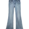 Jeans Vmjean a vita bassa e taglio svasato