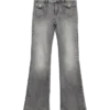 Jeans Vmjean a vita bassa e taglio svasato