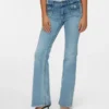 Jeans Vmjean a vita bassa e taglio svasato