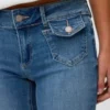 Jeans Vmjean a vita bassa e taglio svasato