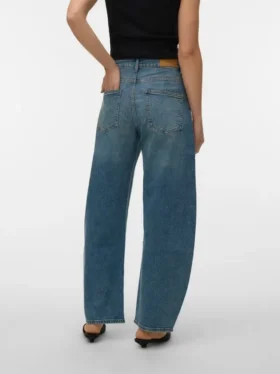 Jeans Vmjuno a vita media e vestibilità ampia