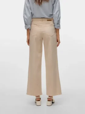 Jeans Vmkarlie a vita media e gamba larga