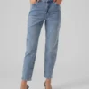 Jeans Vmlinda a vita alta con vestibilità “Mom Fit”