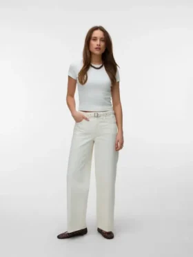 Jeans Vmlullu a vita bassa e gamba larga