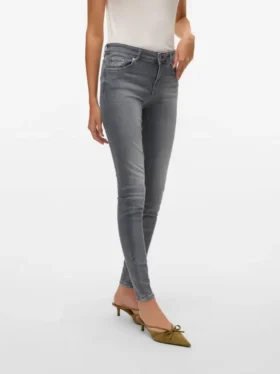 Jeans Vmlux a vita media e vestibilità slim