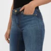 Jeans Vmlux a vita media e vestibilità slim