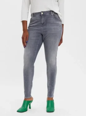 Jeans Vmlux a vita media e vestibilità slim