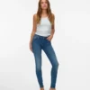 Jeans Vmlux a vita media e vestibilità slim