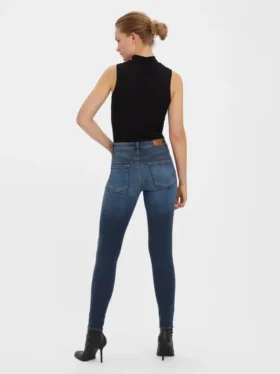 Jeans Vmlux a vita media e vestibilità slim