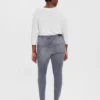 Jeans Vmlux a vita media e vestibilità slim