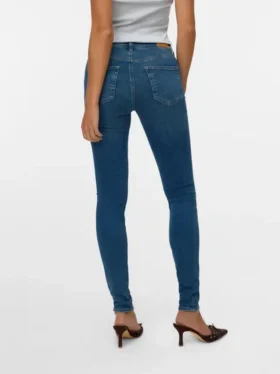 Jeans Vmlux a vita media e vestibilità slim