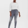 Jeans Vmlux a vita media e vestibilità slim