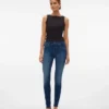 Jeans Vmlux a vita media e vestibilità slim