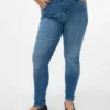 Jeans Vmlux a vita media e vestibilità slim