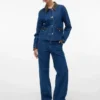 Jeans Vmmargot a vita alta e gamba larga