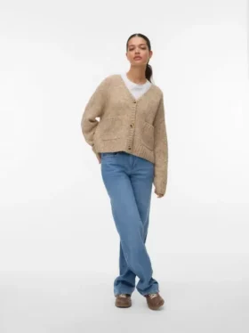 Jeans Vmmelisa a vita media e gamba larga