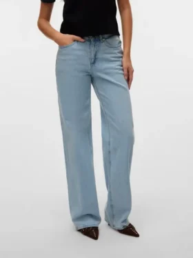 Jeans Vmmelisa a vita media e gamba larga